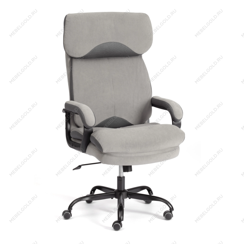 Кресло Duke metal BL, велюр, серый, 29/TW-12