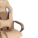 Кресло DRIVER (22), кож/зам/ткань, бежевый/бронза, 36-34/TW-21 | изображение 11