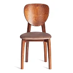 Стул DIAMANTE мягкое сидение, бук, 42x42x85см, коричневый, ткань Tenerife Mocco | изображение 4