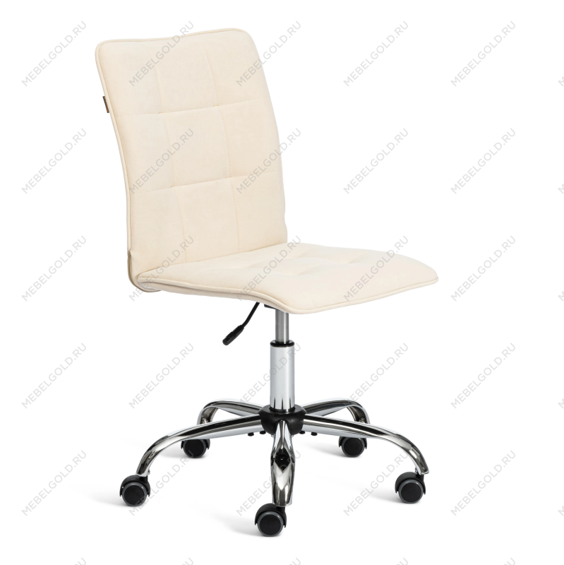 Кресло ONE, флок, молочный, 4