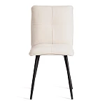 Стул обеденный Sweet, LT, флок, молочный/черный, 4, 41х55х88 см | изображение 4