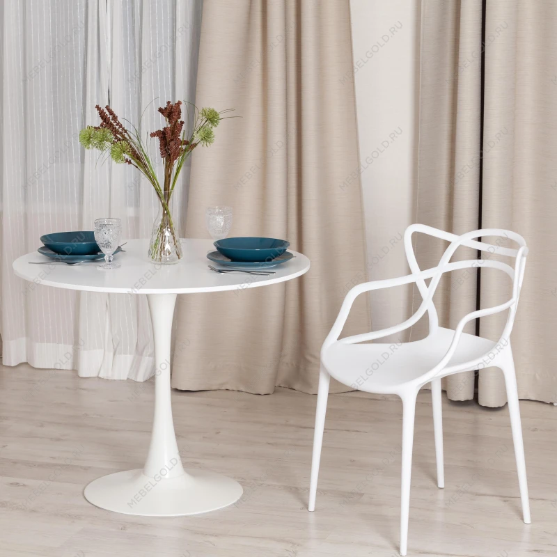 Стул Cat Chair (mod. 028), пластик, 53 x 59 x 82,5 см, белый (White C0057) | изображение 7