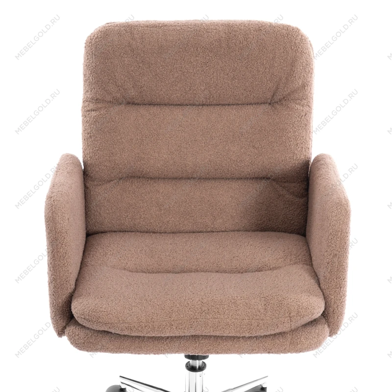 Кресло Dover хром, букле, коричневый, barni cocoa | изображение 5