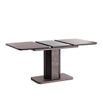 Стол обеденный SKAT, ЛДСП/МДФ, 120-160х80х75 см, Оникс/Графит | изображение 4