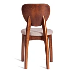 Стул DIAMANTE мягкое сидение, бук, 42x42x85см, коричневый, ткань wool caramel, бежевый | изображение 3