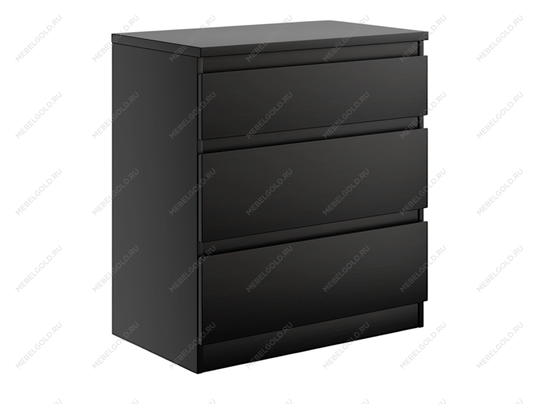 КАСТОР (KULLEN) комод ИКЕА / IKEA 3 ящика Дуб Венге