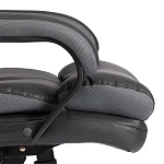 Кресло Duke metal BL, кож/зам/ткань, черный/серый, 36-6/12 | изображение 9