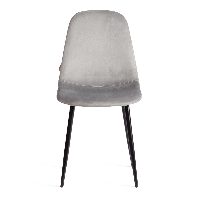 Стул BREEZE (mod. JSC-58), Велюр/металл, 44 х 53 х 86 см, grey (серый) HLR 19 / черный | изображение 4