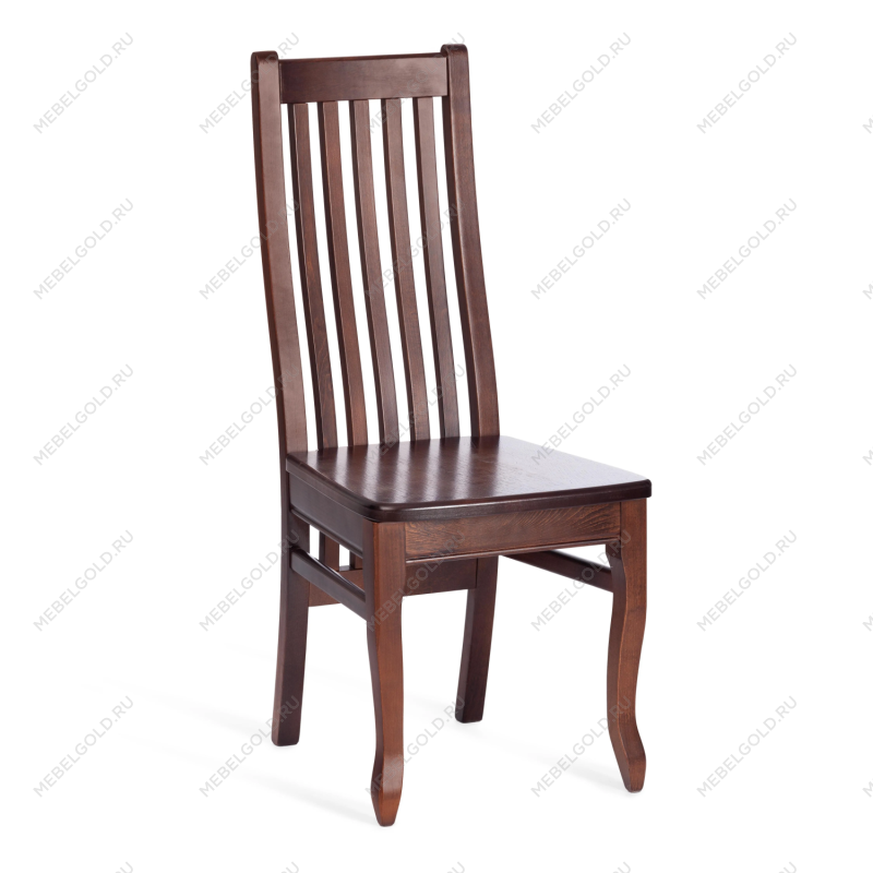 Стул DOLCE жёсткое сидение, бук, мдф, 40х46х100см, Tobacco