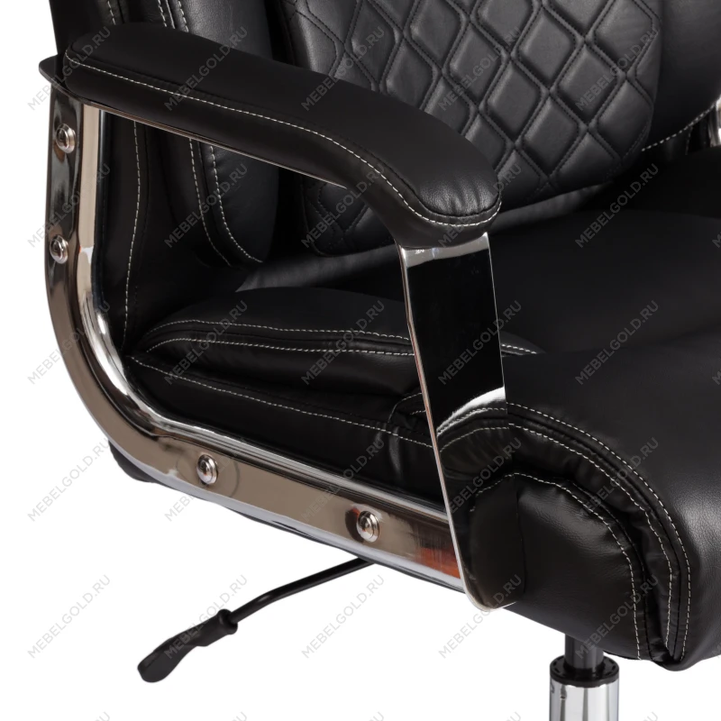 Компьютерное кресло Atlant, рецикл. кожа/иск. кожа, черный | изображение 7