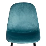 Стул BREEZE (mod. 4724), Велюр/металл, 44 х 53 х 87 см, Torquoise (бирюзовый ) HLR60 / черный | изображение 5