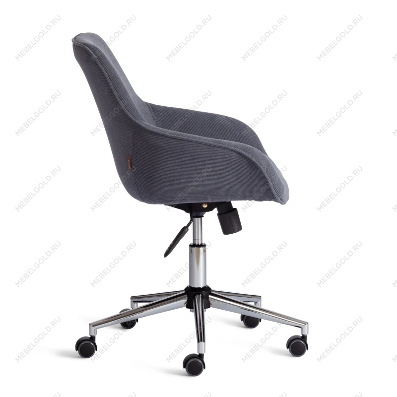 Кресло DUBLIN хром, вельвет, графит | изображение 1