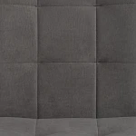 Стул обеденный Bari, флок, серый/черный, 29, 46х55х89 | изображение 6