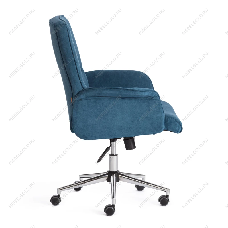 Кресло YORK, флок, синий, 32 | изображение 1