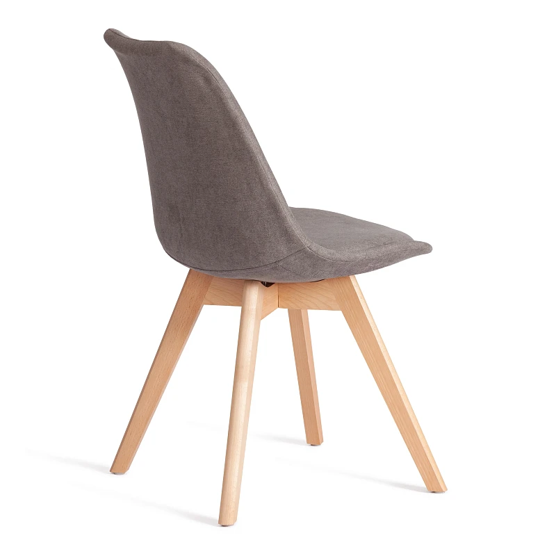 Стул TULIP SOFT (mod. 053V), дерево/пластик/ткань, 49,5 x 54,5 x 84 см, Серый (Grey) LY1701-26 | изображение 2