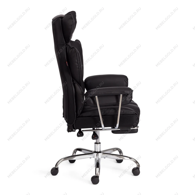 Компьютерное кресло Comfy CR, кож/зам, черный | изображение 1