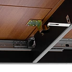 Стол Соната Люкс раздвижной/Sonata Lux extension table, массив сосны, антик /графит, 120-(150)х75х75 см | изображение 9