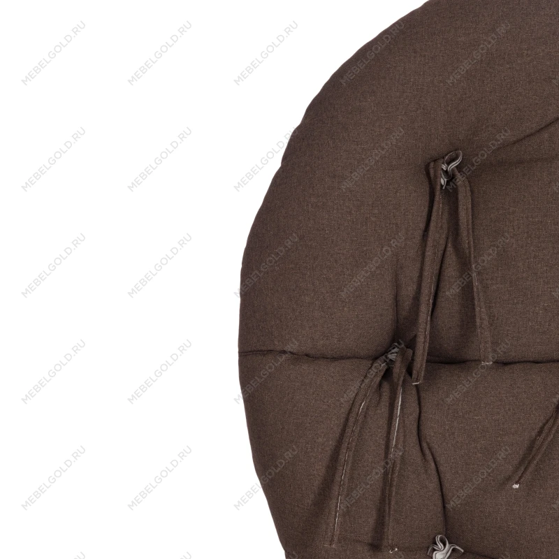 Кресло CLOUDE HOME, рогожка/металл, 97х98х90-96см, коричневый, 3М7-147 | изображение 10