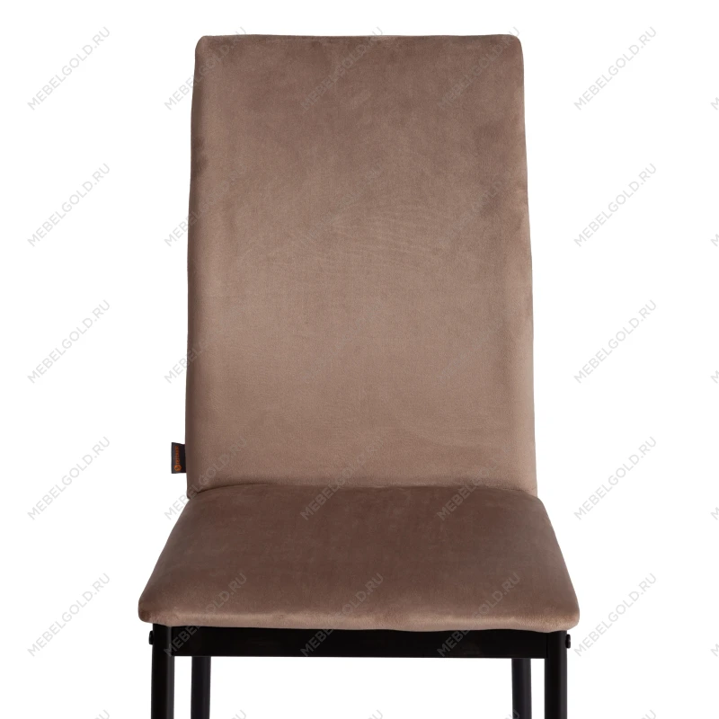 Стул CAPRI (mod. BC565-DC), металл, флок, 43 х 53 х 92 см, Beige (бежевый) HLR8 / черный | изображение 5