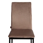 Стул CAPRI (mod. BC565-DC), металл, флок, 43 х 53 х 92 см, Beige (бежевый) HLR8 / черный | изображение 5