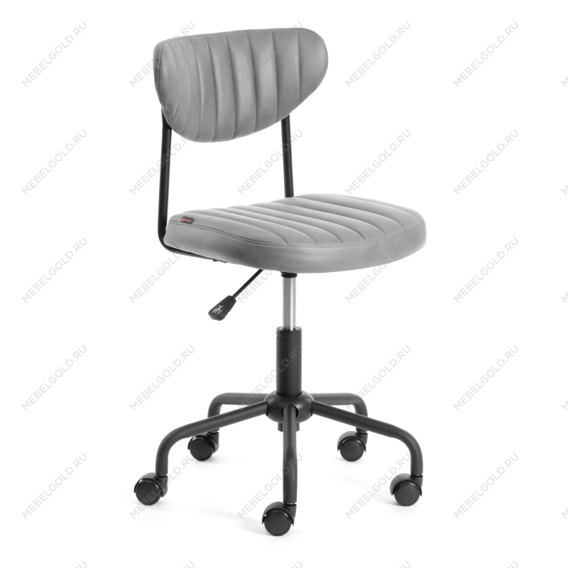 Кресло SLIM, иск. замша, Grey (Cерый)