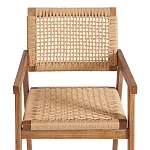 Стул VANHEIM, дерево вяз/бечевка, Груша (№3), 46х45х83 см | изображение 6