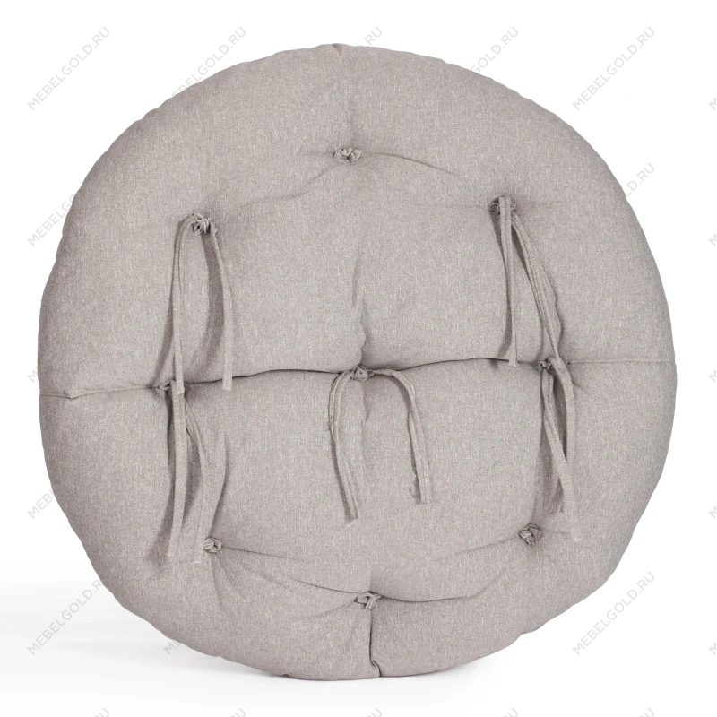 Кресло CLOUDE HOME, рогожка/металл, 97х98х90-96см, серо-бежевый, 3M 16/2 | изображение 7