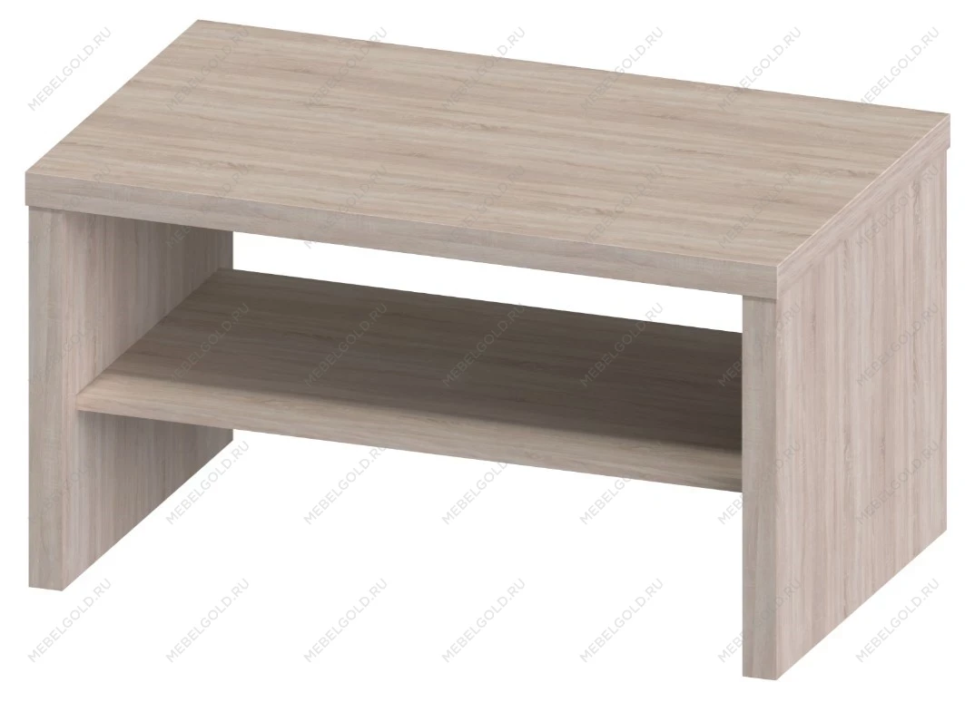 ЛАКК / ЭНКЕЛЬ Журнальный стол ИКЕА / IKEA 82С, тамбурат, дуб беленый