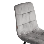 Стул CHILLY (mod. JSC-220), Велюр/металл, 44,5х52,5х88 см, Dark grey (темно-серый) HLR24 / черный | изображение 8