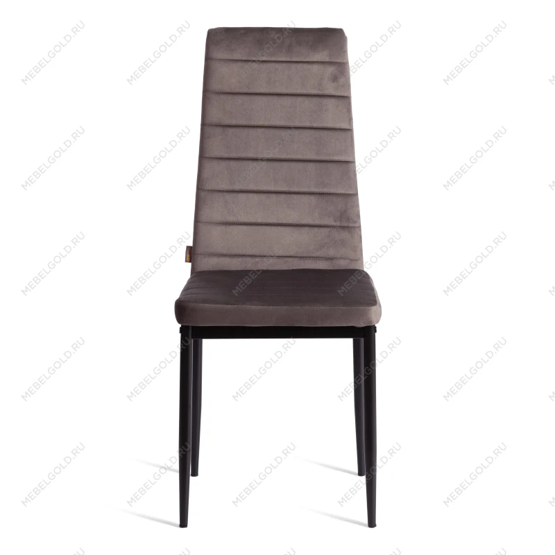 Стул Easy (mod. JSC02-1), металл, флок, 41 х 52 х 96 см, Dark grey (темно-серый) HLR24 / черный | изображение 4