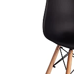 Стул барный Cindy Bar Chair (mod. 80-1), дерево бук/металл/пластик, 50 х 51 х 109 см, Black (Черный) 3010/ натуральный | изображение 7