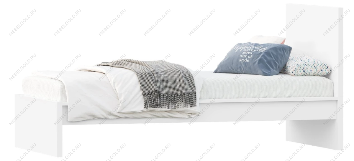 МАЛЬМ / VARMA Сэнг 90 кровать ИКЕА / IKEA, 106х208х100/38, белый