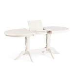 Стол COPPOLA, бук, мдф, 140+40x80x77см, Ivory white | изображение 6