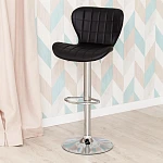 Стул барный AVIONIC (mod. KY712A), металл/экокожа, 45*53*86-107 см, черный/хром | изображение 11