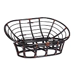 Диван MAMASAN/МАМАСАН 23/02 W/с подушкой, подушка 182х119 см, 169х102х80 см, Antique brown (античный черно-коричневый), ткань, коричневый, 3М7 | изображение 4