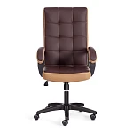 Кресло TRENDY (22), кож/зам/ткань, коричневый/бронзовый, 36-36/21 | изображение 4