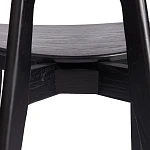 Стул FENRIR, дерево вяз, 42х45х85 см, черный | изображение 11