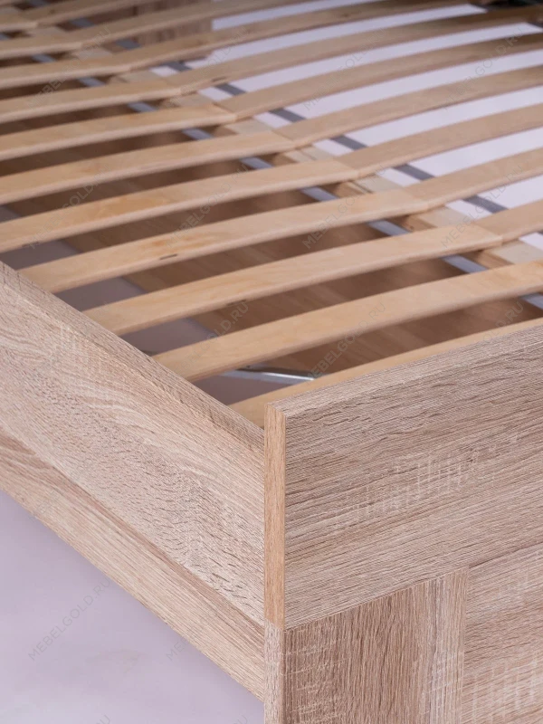 Кровать двуспальная Сириус, 120х200 см, дуб сонома | изображение 13