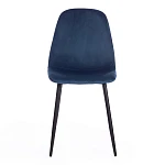 Стул BREEZE (mod. 4724), Велюр/металл, 44 х 53 х 87 см, Blue (синий) HLR63 / черный | изображение 4