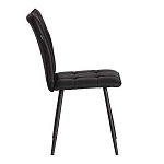Стул обеденный Bari, LT, экокожа, черная, 41х55х89 см | изображение 1