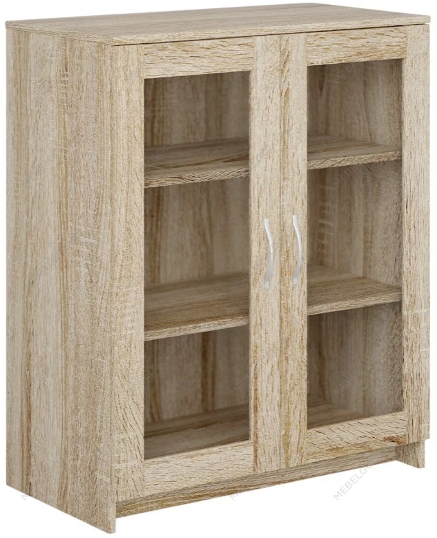 БРИМНЭС / СИРИУС тумба ИКЕА / IKEA 2 двери со стеклом 78х95 сонома