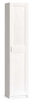 Шкаф МАКС однодверный узкий, ДСП, цвет белый
