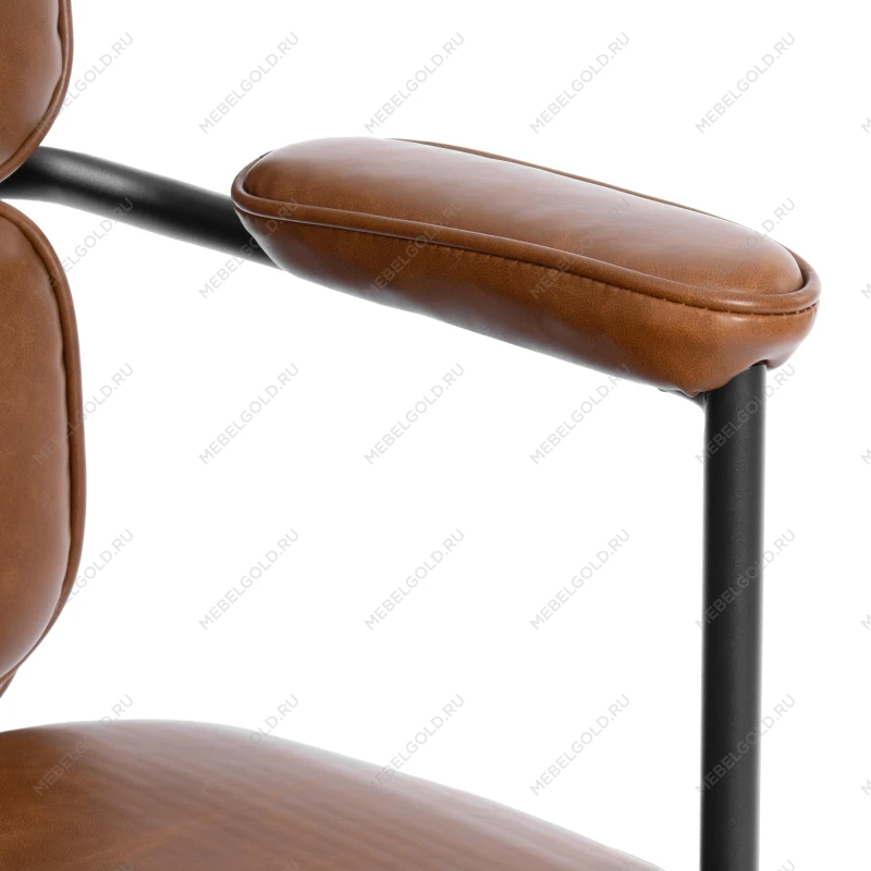 Кресло ALPHA, иск. кожа, Brown (коричневый) | изображение 7