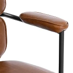 Кресло ALPHA, иск. кожа, Brown (коричневый) | изображение 7