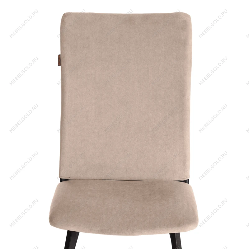Стул обеденный La Rousse, флок, бежевый/черный, 7, 49х50х93 | изображение 5