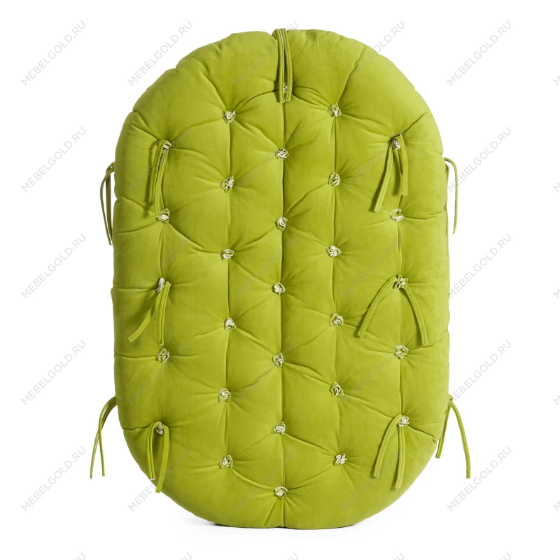 Диван MAMASAN/МАМАСАН 23/02 W/с подушкой, подушка 182х119 см, 169х102х80 см, Pecan (орех), флок, олива, 23 | изображение 14