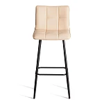 Барный стул Bari/Бари, экокожа, бежевый, 45х56х110 см | изображение 4