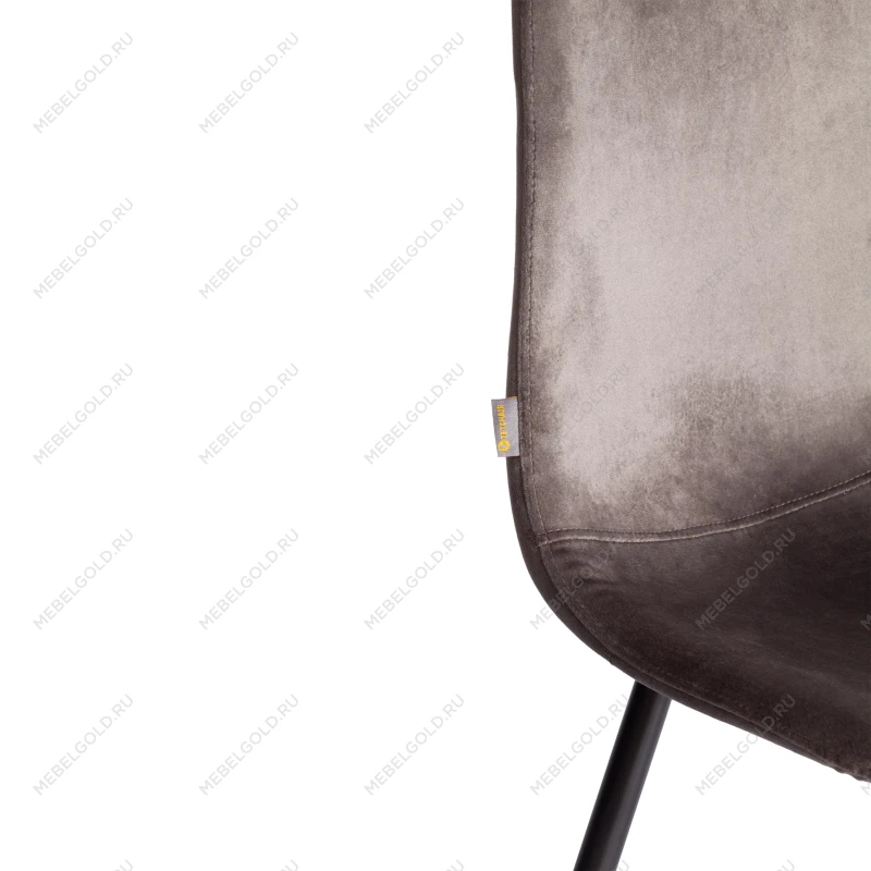 Стул BREEZE (mod. JSC-58), Велюр/металл, 44 х 53 х 86 см, Dark grey (темно-серый) HLR24 / черный | изображение 7