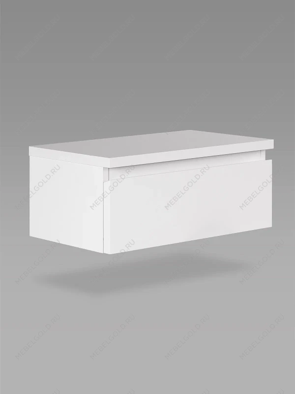 Тумба прикроватная подвесная Варма 50х21х30, белая | изображение 4