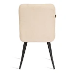 Стул обеденный Medeo, велюр, 47х56х89, молочный/черный, (Porsche 2) | изображение 3